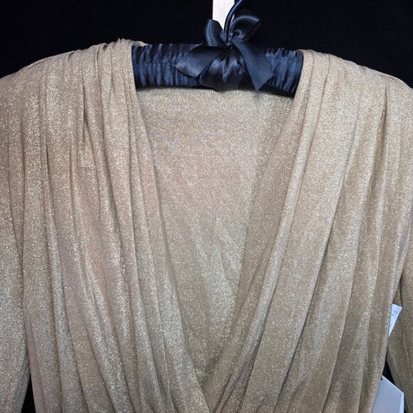 NWT GOLDSIGN Hilda Bodysuit in Gold Lurex M - Picture 3 of 15